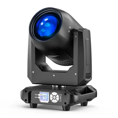 Yiflamefly 200W Moving Head DJ Light Rotating 14CH DMX512 With Sound Activated for Parties Wedding Church Live Show Bar Club