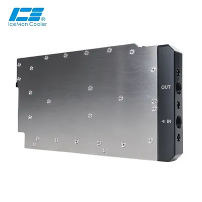 IceManCooler Metal Design Water Block For ASUS TUF Gaming Geforce RTX 5090 32GB Graphics Card Cooler With Backplate,G1/4