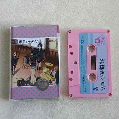 New Anime K-ON P-MODEL Hirasawa Yui Music Tape Hokago Tea Time Album HTT Cassettes Cosplay Walkman Car Recorder Soundtracks Box