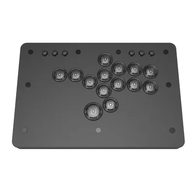 Punk Workshop Mini HitBox SOCD Fighting Stick Controller Mechanical Button Support PC/Android PS4 Xbox WII Switch Carbon Fiber