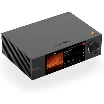 Music Streamers, Network Player, Digital Music Streamer, DAC, Music Service Streaming MQA Full Decoder, 6’’HD Touchscreen