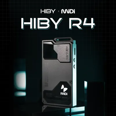 HiBy R4 MiDi Version ES9018Q2M*4 Android 12 HiFi Music Player MP3 Audio Bluetooth WiFi DSD256 MQA 16x USB DAC 11hr 4.7'' OPA1652