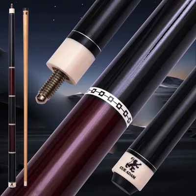 13mm Tip Professional Pool Cue with Lizard Skin Pattern Stainless Steel Joint Colorful Maple Shaft High-Precision Billiard Stick