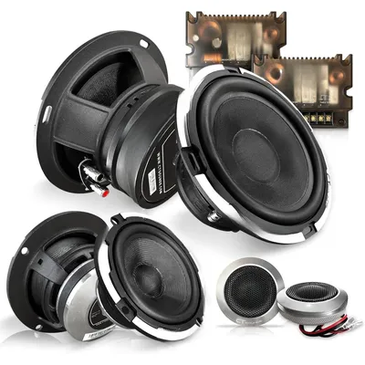Meso 6.5” 500 Watt 3-Way Premium Component Car Speaker Set