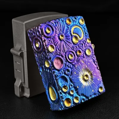 Titanium alloy aviation grade vintage kerosene lighter, vintage windproof handmade lighter, collectible gift, smoking accessory