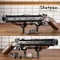 Creative Military Hobbies Shotgun Building Blocks Bricks Gun Weapons With Bullet Model Assembly Toys Kid Birthday Gifts for Boys