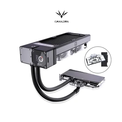 Granzon Water Cooling Kit for RTX 3070/ 3080/ 3090 RX6900X AIO GPU Block Pump 240mm Radiator PC Cooler G1/4' Fittings Hose Tube