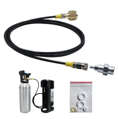Soda Water Machine External CO2 Tank Fill Adapter Kit Soda Maker Filling Station with Quick Disconnect Connector