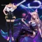 Game LOL Spirit Blossom Ahri Cosplay KDA Tight Costume Sexy Girls Anime Dress Jumpsuits Party Halloween Suits Wig Ears Fullset