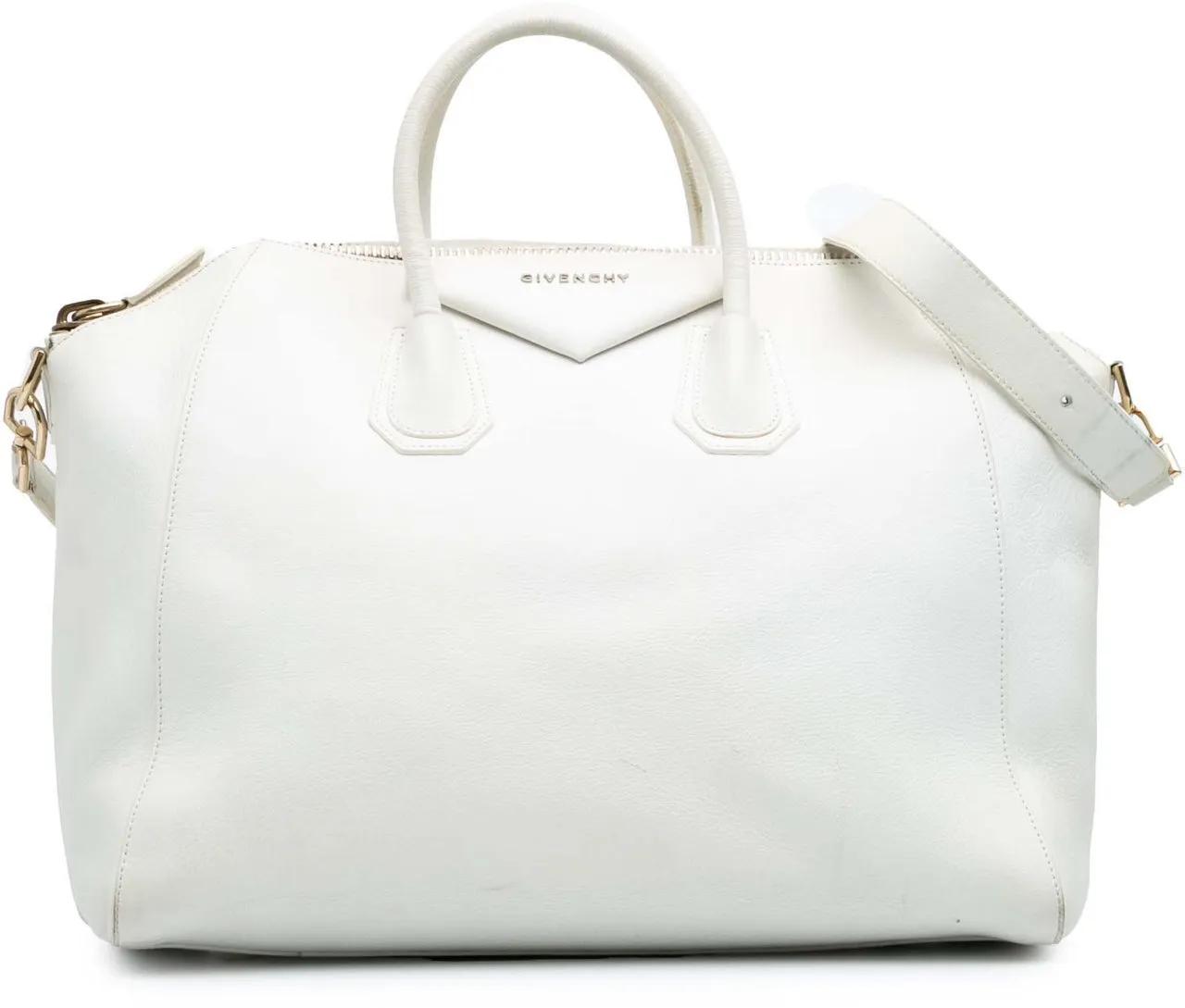 Givenchy Hobo Bags - Large Leather Antigona Satchel - Gr. unisize - in Weiß - für Damen