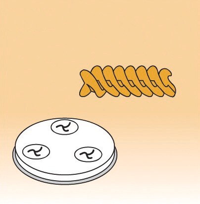 cookmax Matrize Fusili, für Nudelmaschine 516002 bis 516004 Image