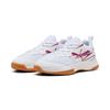 Hallenschuh PUMA "VARION II JR", Gr. 33, puma weiß, berry, Synthetik, sportlich, Schuhe