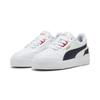 Sneaker PUMA "SHUFFLE DOWNTOWN LO JR", Gr. 38, weiß (puma weiß, new navy, for all time rot), Synthetik, sportlich, Schuhe