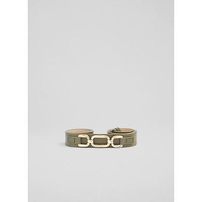 Frankie Olive Snaffle Belt, Olive