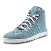 Barfußschuh LEGUANO "GO", Damen, Gr. 47, blau (hellblau), Textil, sportlich, Schuhe, Bequemschuh, Komfortschuh, Schnürboots, flexible Halbkugellaufsohle
