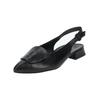 Ballerina PAUL GREEN "Paul Green Ballerinas Glattleder", Damen, Gr. 40, schwarz, Glattleder, casual, Schuhe