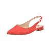 Ballerina HÖGL "Högl Ballerinas Leder", Damen, Gr. 38, orange (koralle), Leder, casual, Schuhe