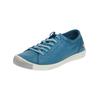 Sneaker SOFTINOS "softinos Sneaker Leder", Damen, Gr. 38, blau (denim), Leder, casual, Schuhe