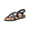 Riemchensandale IGI & CO "IGI & CO Sandalen Leder", Damen, Gr. 40, schwarz (schwarz, schwarz), Leder, casual, Schuhe