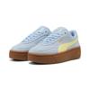 Sneaker PUMA "CLUB II ERA PLATFORM SD WNS", Gr. 40,5, haute tropic, gold moon, Leder, unifarben, sportlich, Schuhe