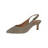 Slingpumps PETER KAISER "Peter Kaiser Pumps Textil", Damen, Gr. 37,5, beige (sand), Textil, elegant, Schuhe