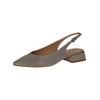 Slingpumps PETER KAISER "Peter Kaiser Pumps Textil", Damen, Gr. 38,5, beige (sand), Textil, elegant, Schuhe