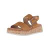 Riemchensandale GABOR COMFORT "Gabor Comfort Sandalen Veloursleder", Damen, Gr. 39, braun, Veloursleder, casual, Schuhe