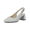 High-Heel-Pumps GABOR COMFORT "Gabor Comfort Pumps Leder", Damen, Gr. 40,5, grau (ice), Leder, casual, Schuhe