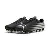 Fußballschuh PUMA "ATTACANTO II FG/AG", Gr. 42,5, schwarz-weiß (puma schwarz, puma weiß), Synthetik, bedruckt, sportlich, Schuhe, für Rasenplätze