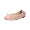 Ballerina HÖGL "Högl Ballerinas Leder", Damen, Gr. 39, rosa (powder), Leder, casual, Schuhe