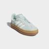 Sneaker ADIDAS ORIGINALS "GAZELLE BOLD E", Gr. 40,5, ash grün, sanftes weiß, gum 2, Leder, Synthetik, sportlich, Schuhe