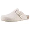 Clog ANISTON SHOES, Damen, Gr. 41, beige (beige meliert), Textil, meliert, klassisch, Schuhe, Hausschuh, Homeslipper mit verstellbarem Riemchen - NEUE KOLLEKTION