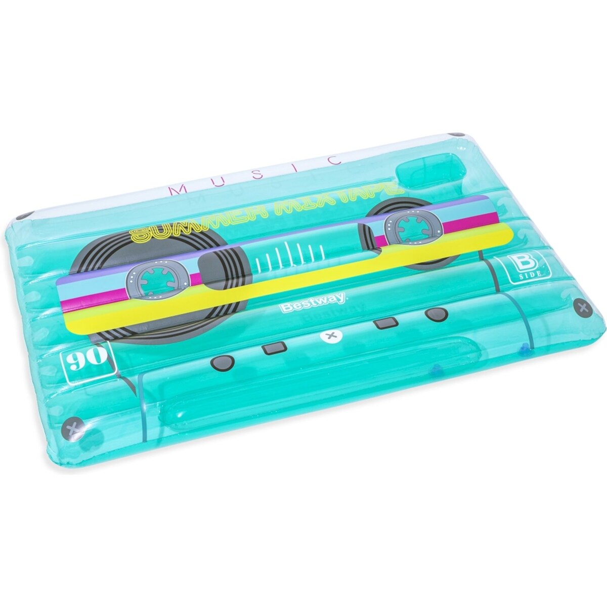 Bestway Luftmatratze Retro Beats Poolmatratze 174x117 cm Image