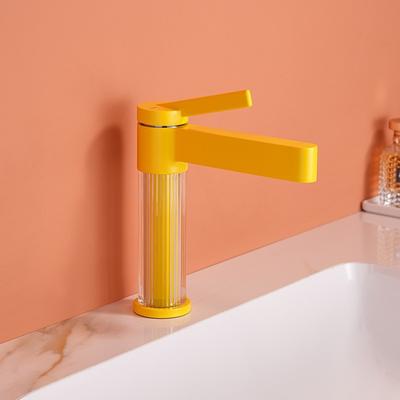 Bathroom Sink Faucet - Classic Nickel Brushed / Electroplated / Painted Finishes Centerset Single Handle One HoleBath Taps