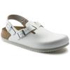 Birkenstock - Clog Tokio Super Grip, Naturleder, weiß, Weite normal, Größe 35