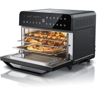 Arendo - Heißluftfritteuse 1800 Watt, Minibackofen, Airfryer, 25L, Edelstahl, Pizzaofen, 4 Ebenen, Image
