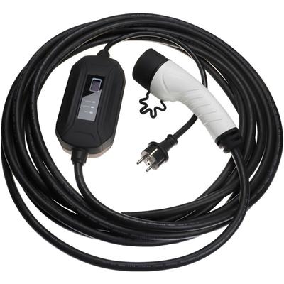 vhbw Ladekabel Typ 2 zu Typ F CEE 7/7 kompatibel mit Seat Leon e-Hybrid, MO 125, MO 50 Elektroauto, Image