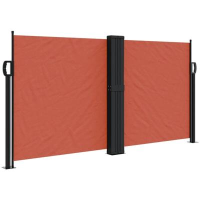 Seitenmarkise Ausziehbar Terrakottarot 120x600 cm Vidaxl Image