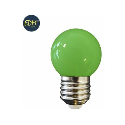LED-Kugellampe E27 1 w 80 lm grünes Licht ø45 x 69 mm EDM Image