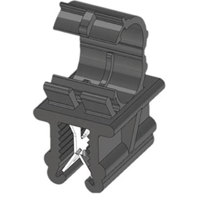 Kantenclip steckbar ART005911 Bündel-Ø (Fest)=4.50 mm hitzestabilisiert, Kabelbündelung quer d - WKK Image