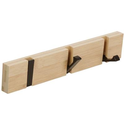 Jusch - Wandhaken mit 5 ausziehbaren Haken, Wandgarderobe, Natur Image