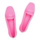 Frank Mully Womens Square Toe Loafers Comfortable Office Work Shoes Cute Penny Loafers Slip On Walking Driving, pink, 4 UK