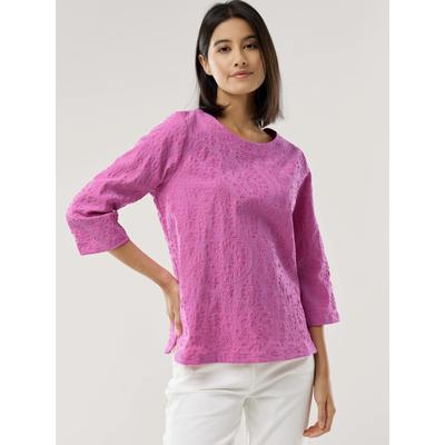 Walbusch Damen Jacquard Shirtbluse Rose Image