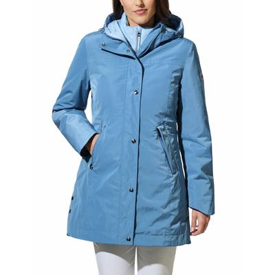 Walbusch Damen Aquastop langer Anorak 3-in-1 Blau Image