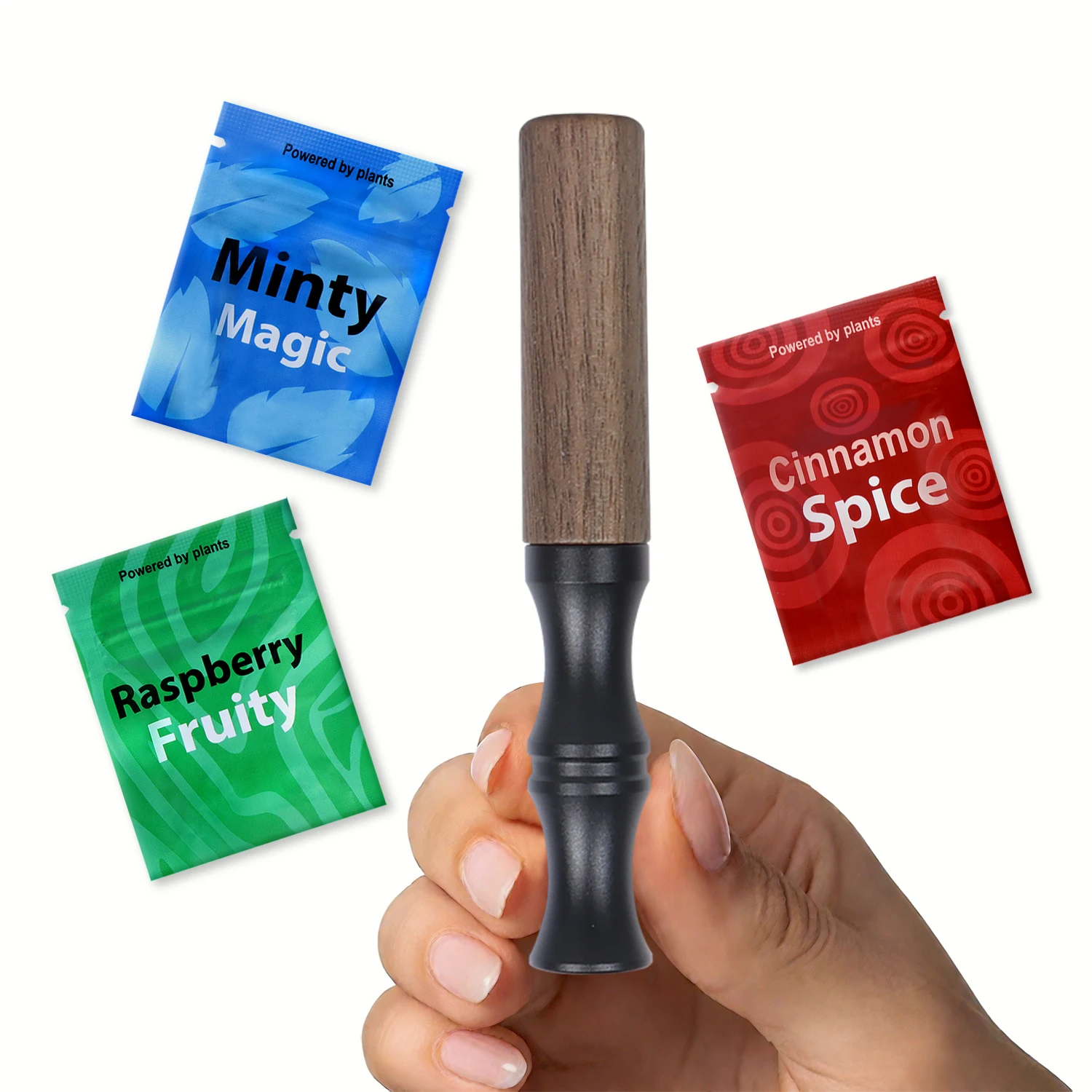 Nicotine-Free Quit Smoking Stick Smokeless Wooden Stop Smoking Stick Flavored Air Inhaler Aromatherapy Diffuser Gift for Health