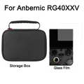 Per Anbernic RG 40XXV Pellicole Proteggi Schermo Console di Gioco Proteggi Borsa Guscio Duro Pellicola di Vetro Temperato per RG40XX V Accessori
