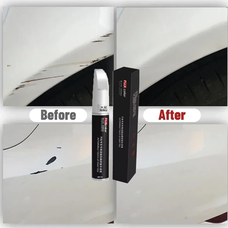 Car Paint Repair Pen Black White Tesla Paint Fixer Repair Wheel Hub Fit for Tesla Model 3 X Y S Car Scratch Remover Paint Pens