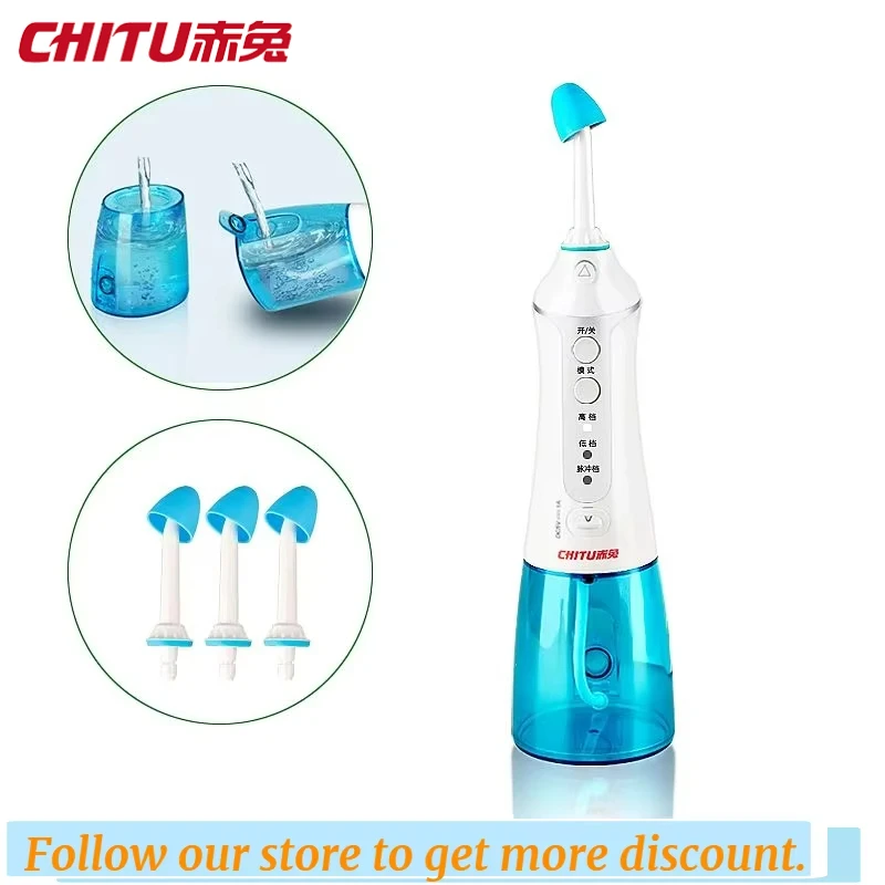 Chitu irrigateur nasal Rechargeable nettoyage Nasal pour le lavage du nez pour les enfants adultes sinusite équipement médical de santé