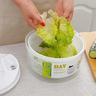 Multifunctional Household Manual Vegetable Dehydrator - Salad Spinner with Fruit, Lettuce Drain Basket | Home Gadget