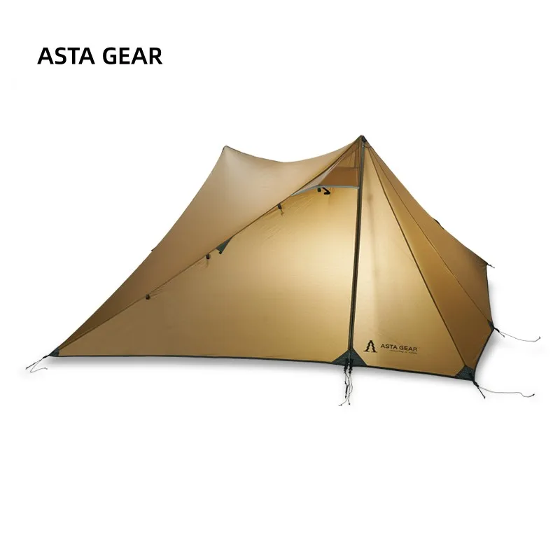 Asta Ausrüstung Yun Chuan Outdoor Camping Zelt ultraleichtes tragbares Wander zelt wasserdicht Trekking Reise Doppel Silikon Zelt Image